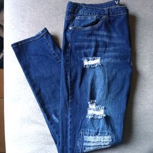 Distressed VIP Skinny Jeans
